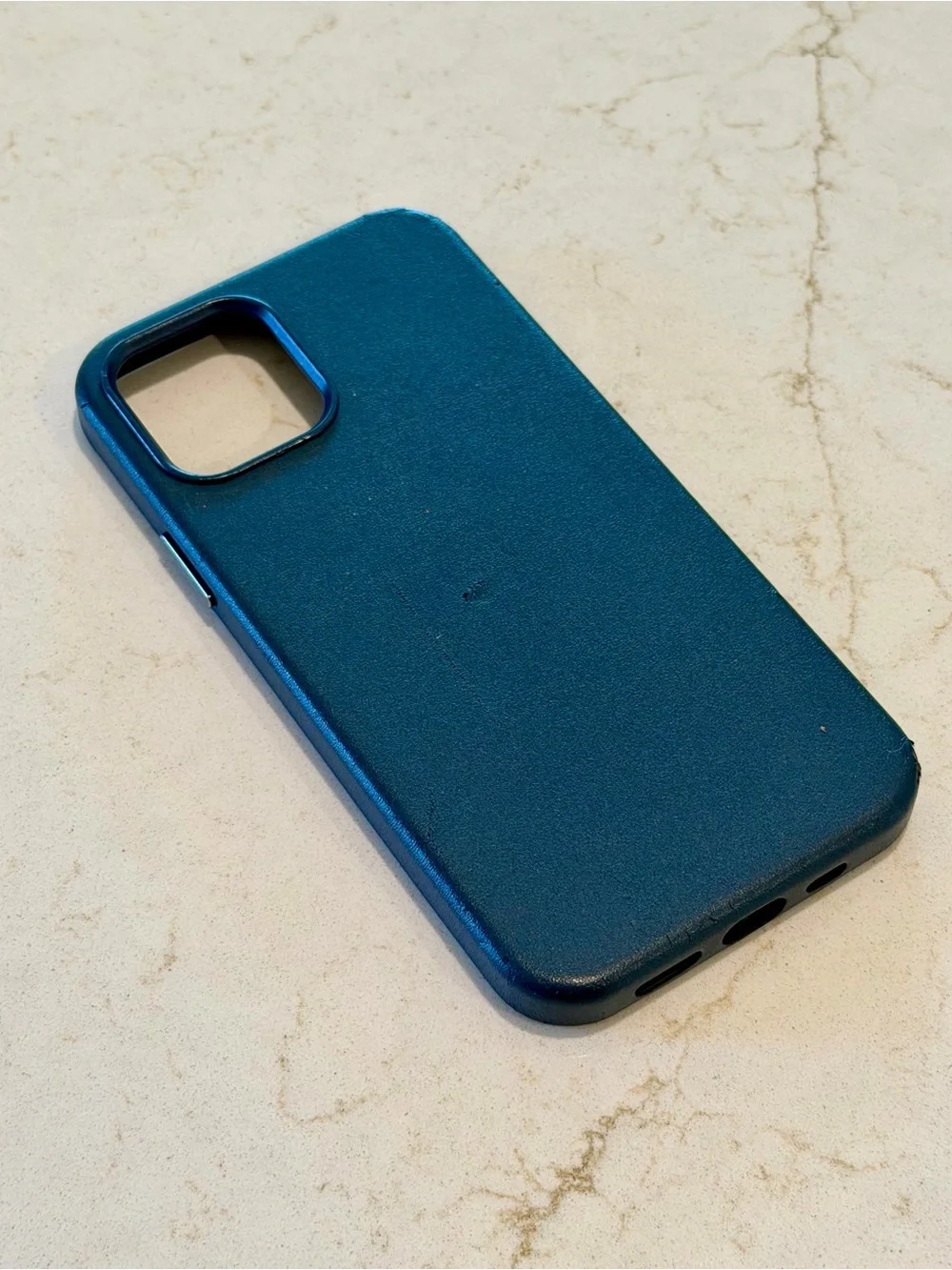 iPhone 12 Pro Case Navy Blue MagSafe Compatible Phone Case